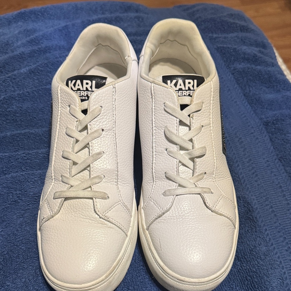 Karl Lagerfeld Classic White Sneakers for women